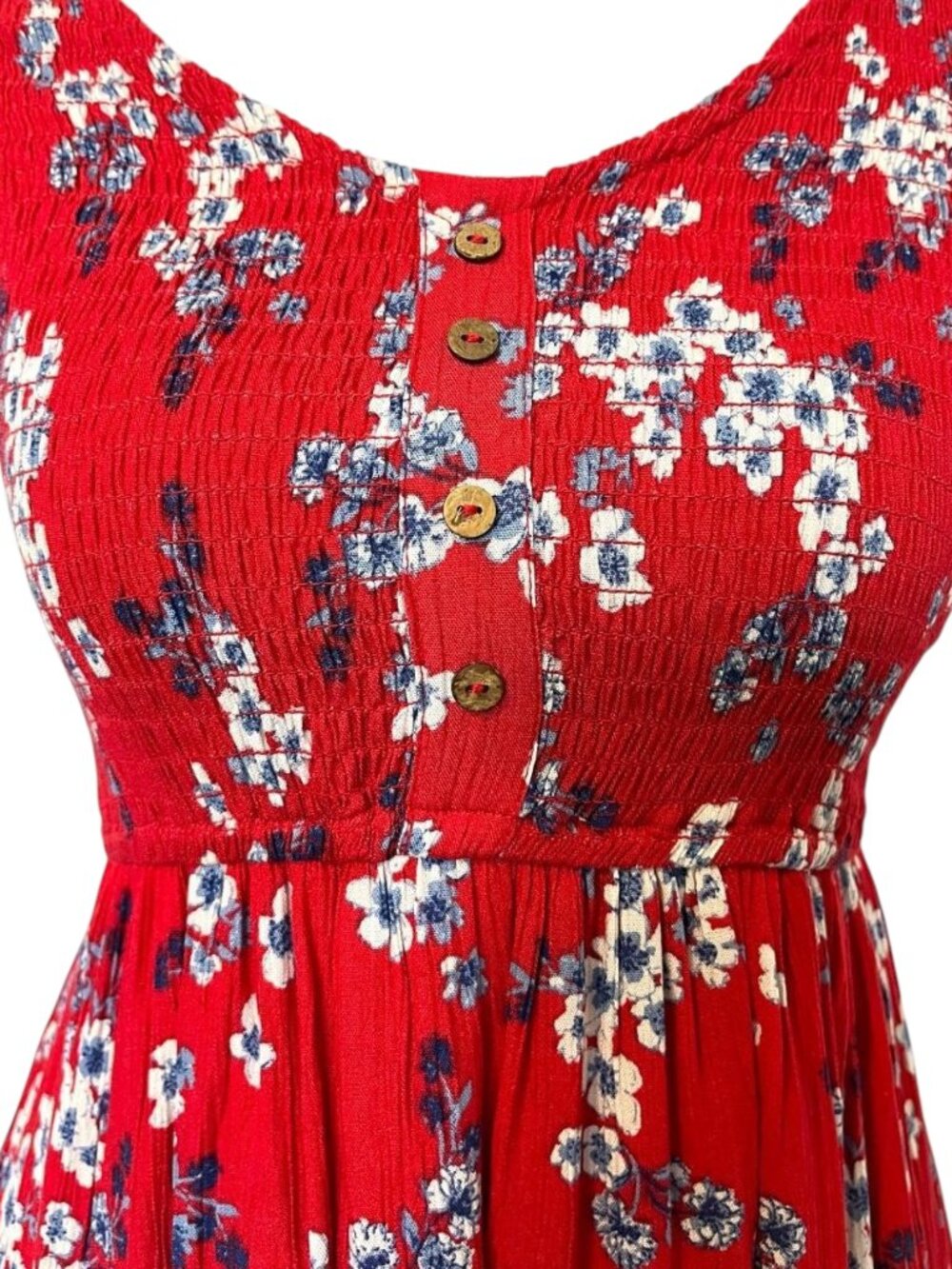 JAPNA Red Floral Mini Dress - Picture 5 of 8